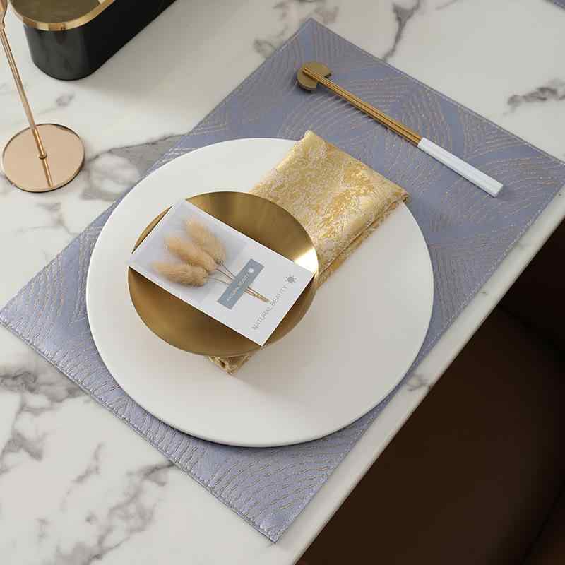 ランチョンマット テーブルマット 断熱布 豪華感 ホテル レストラン テーブルクロス ナプキン 新中式2