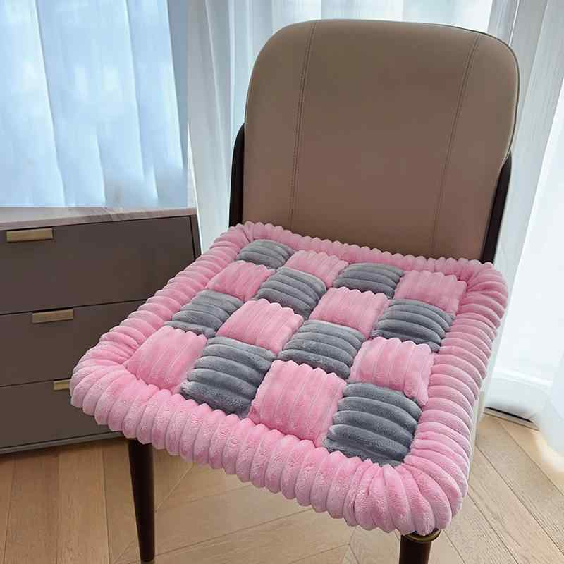 椅子 クッション 厚手 滑り止め 切り替え ふわふわ チェアパッド 座布団 学生 オフィス ダイニング 在..