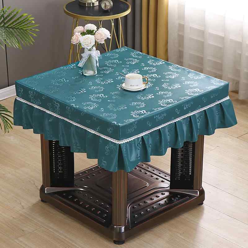 テーブルクロス 無地 PU シンプル モダン 耐熱 麻雀 卓 カバー