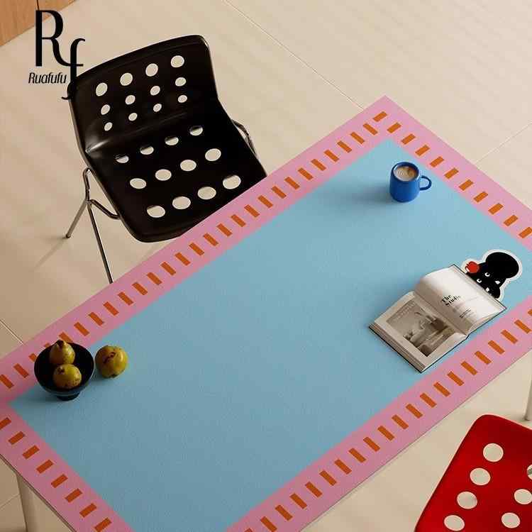 テーブルマット レザー調 防水 防油 デスクマット 象柄 茶托マット 滑り止め 耐久性 撥水 洗える ランチョンマット