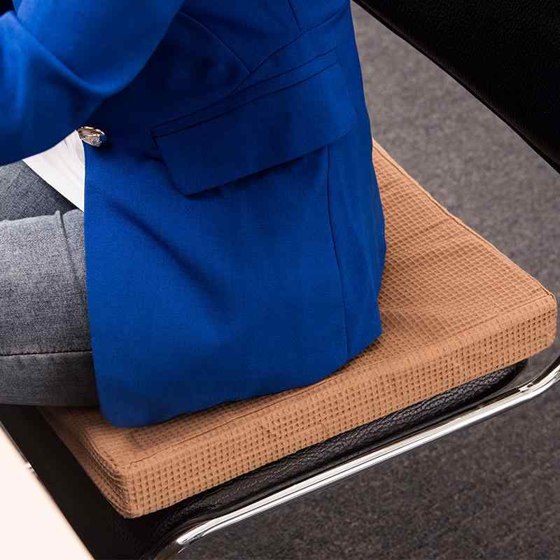 クッション 座布団 椅子用 増高 スクエア 床置き 美尻 チェアパッド 体圧分散 低反発 メモリーフォーム