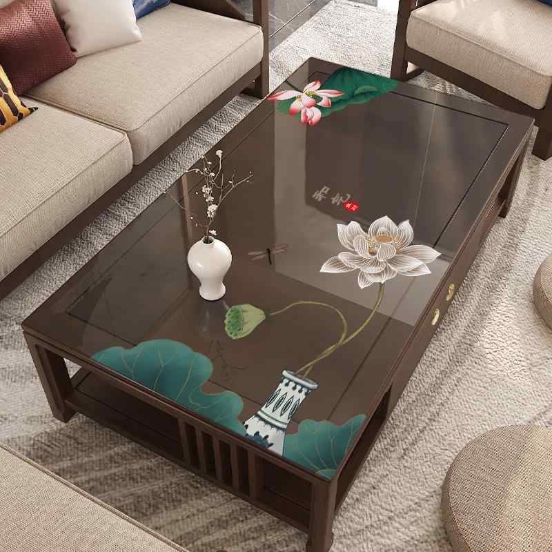 テーブルマット 長方形 透明 軟質PVC 防水 防油 耐熱 食卓マット 家庭用 ティーテーブルマット