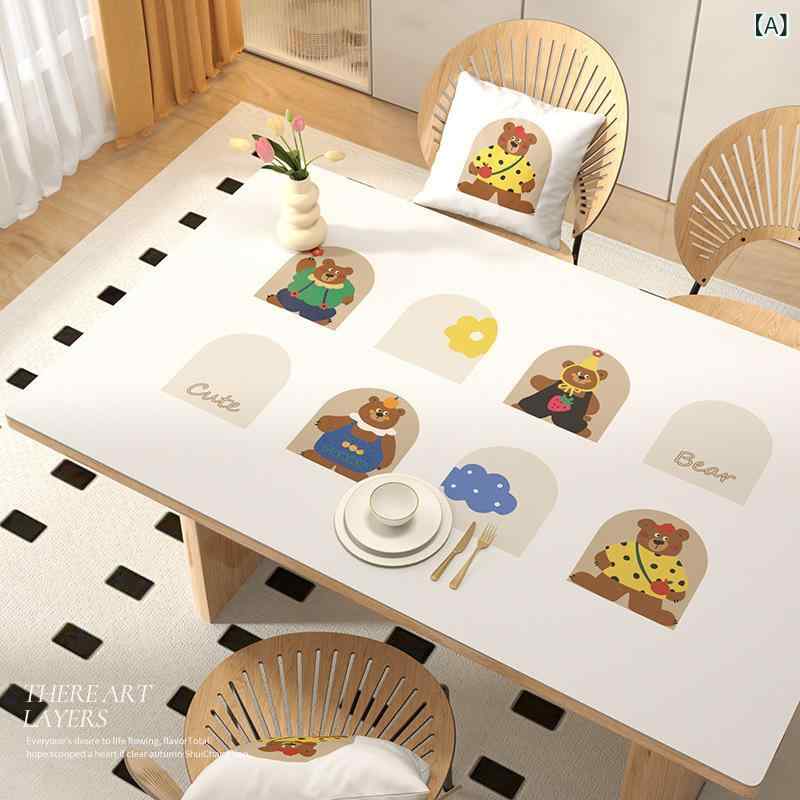 テーブルマット 防水 防油 耐熱 傷防止 ティーテーブル デスクマット 豪華感