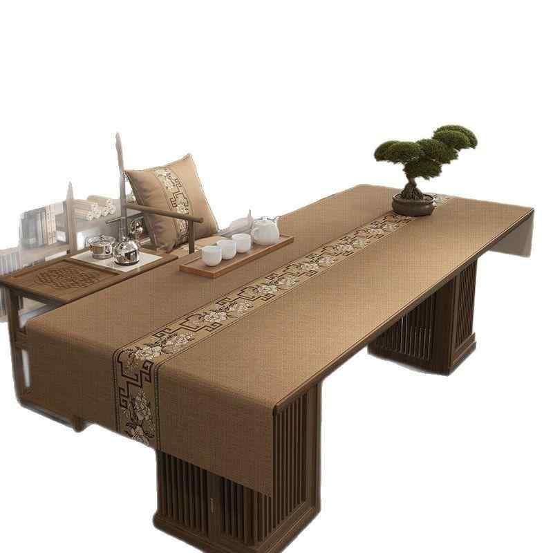 茶几布 長方形 防水 コットン リネン ティーテーブル マット 茶道 茶台