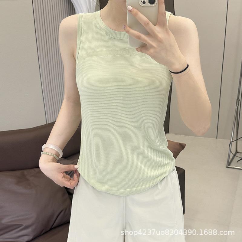 ヨガウェア レディース 薄手 速乾 ノースリーブ トップス ストレッチ スポーツ タンクトップ 伸縮性 ヨガ ダンス フィットネス トレーニング