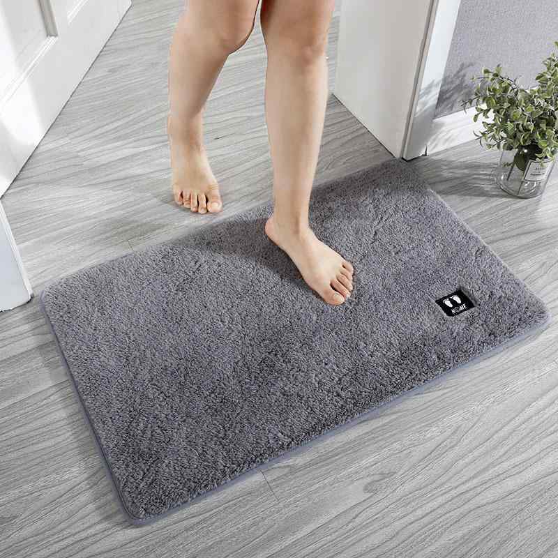 トイレマット 玄関マット 吸水 速乾 防汚 バスマット 厚手 绒毛 滑り止め付き 洗濯機洗い可能