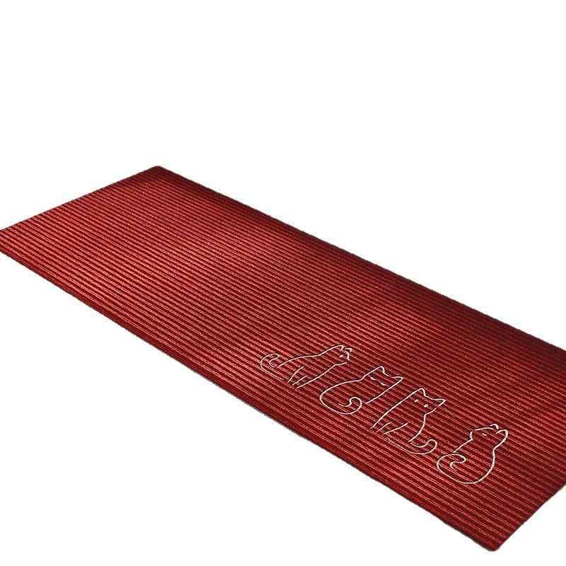 玄関マット 屋外 屋内 ドアマット レッド 赤 家庭用 業務 泥落とし 滑り止め 吸水 カット可能 階段 バルコニー 庭 玄関
