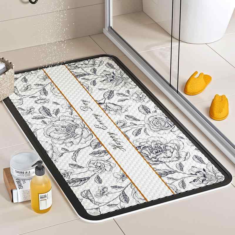 バスマット 子供 妊婦用 浴室マット 吸盤付き 滑り止め 洗える トイレマット お風呂マット 防カビ 浴槽マット2