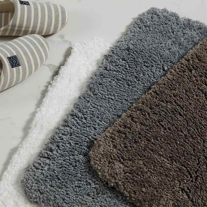 玄関マット 大判 リビング バスマット 厚手 吸水 速乾 防カビ 滑り止め マイクロファイバー 足ふきマッ..