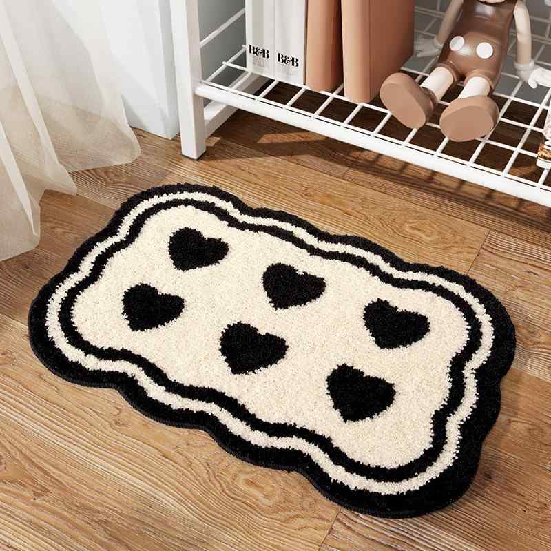 トイレマット 浴室マット ドアマット 吸水 速乾 滑り止め付き 足拭きマット バスマット 玄関マット 洗面所マット かわいい おしゃれ