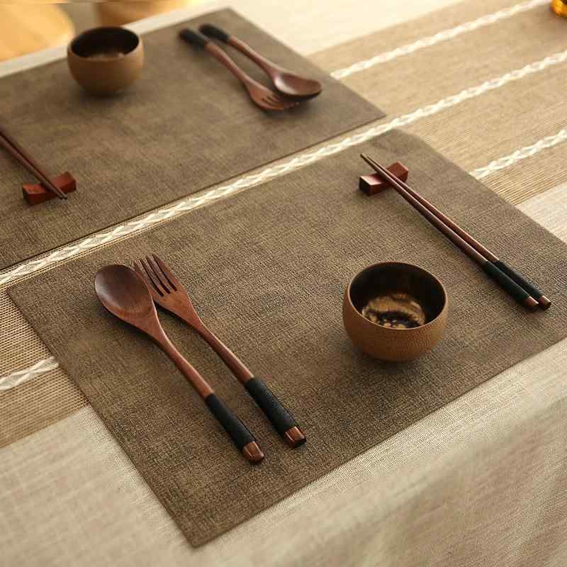 ランチョンマット テーブルクロス 茶托 布製 テーブルマット 断熱 滑り止め 豪華感 西洋式