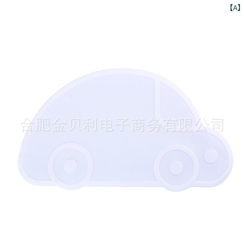 ベビー シリコン製 ランチョンマット 子供用 食事マット プレースマット 折りたたみ 洗える 持ち運び（2枚目）