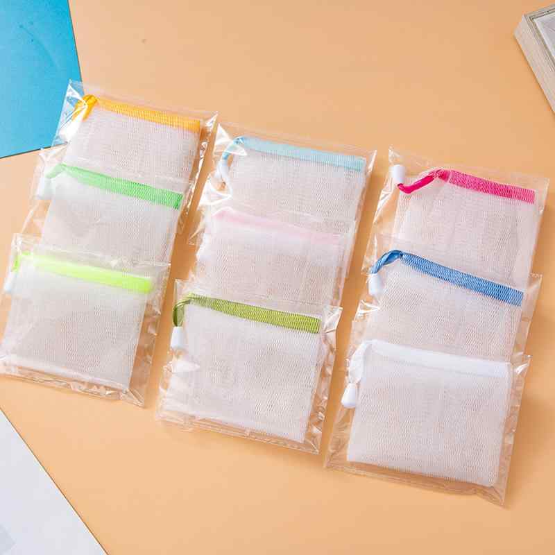 洗顔ネット 泡立てネット 手作り石鹸 香り袋 泡立ち 洗顔料