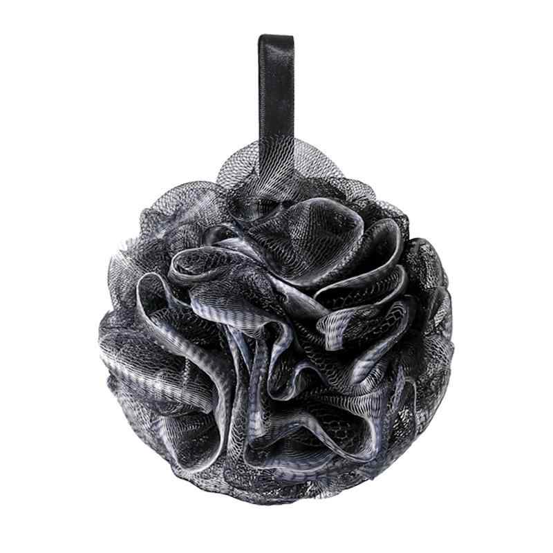 ボディスポンジ 黒 大判サイズ 竹炭石鹸 泡立ち豊か 垢すり 背中洗い 浴用2(3.0)