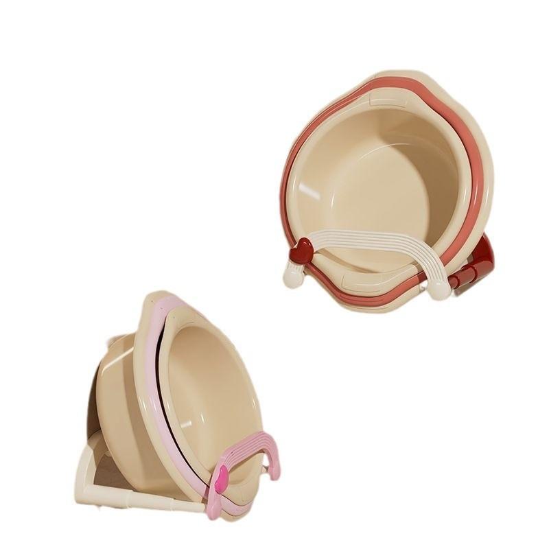 ベビー バス用品 壁掛け式 伸縮 収納ラック 洗面器 置き棚 フック付き