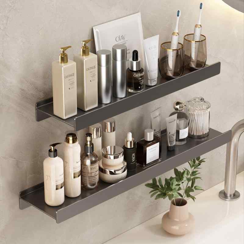 浴室 ラック 壁掛け式 洗面所 収納棚 穴あけ不要 バスラック 浴室ラック 洗面台 整理棚 バスルームラック シャワーラック 浴室収納