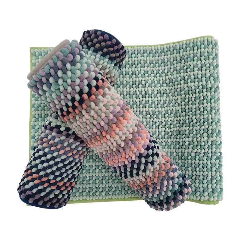 マット バスマット 玄関マット ドアマット フロアマット 足ふきマット 滑り止め付き 吸水 速乾 洗面所 トイレ バスルーム(3.0)