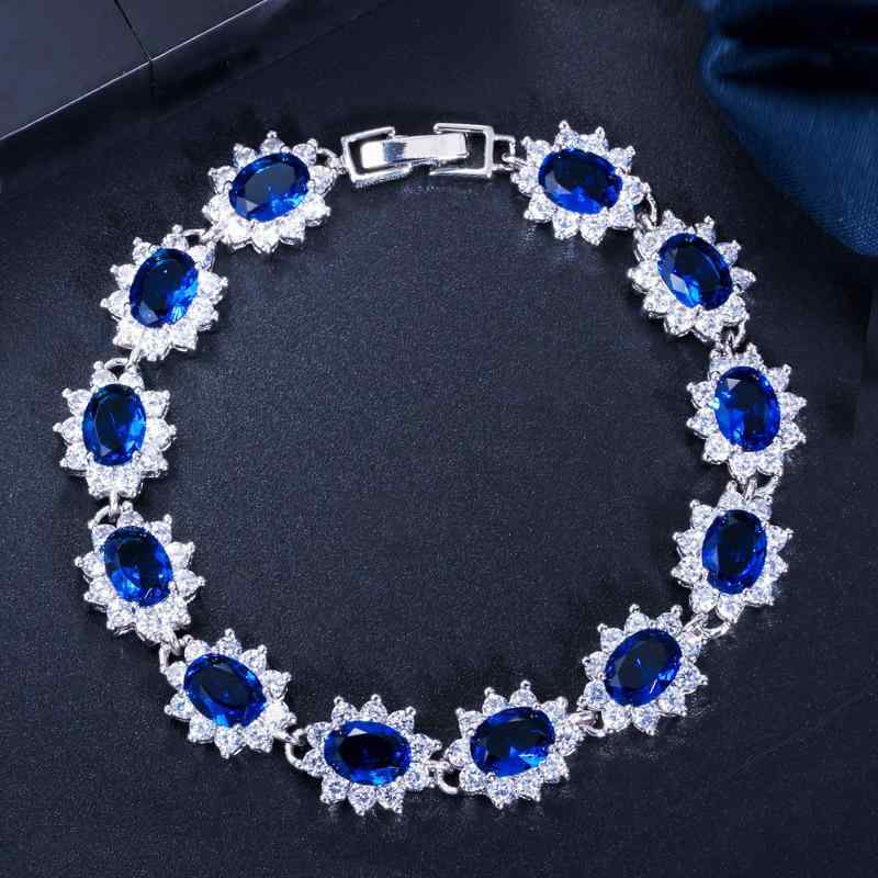 Moonstone - ブレスレット レディース 18K 電気メッキ加工 ジルコニア キラキラ 普段使い かわいい 上品 豪華感