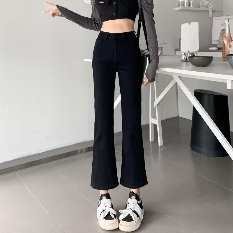 ジーンズ レディース 秋冬 高見え 美脚 ハイウエスト 小柄 スキニー デニムパンツ 暖パン 裏起毛 ジーパン 体型カバー 脚長 カジュアル