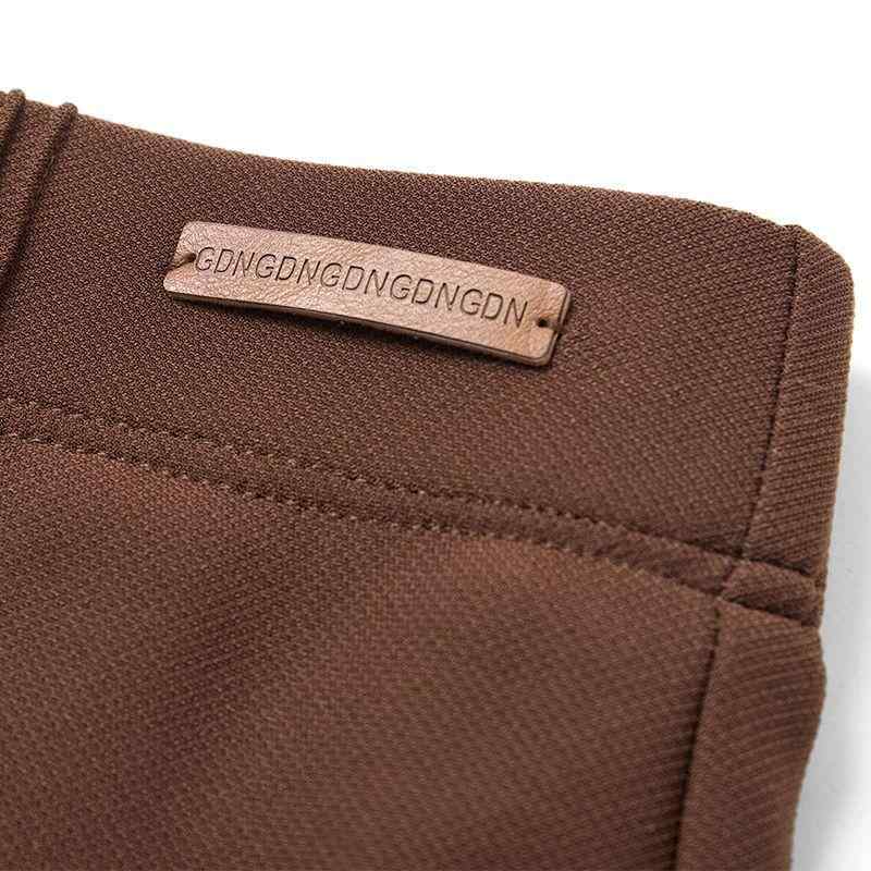 パンツ レディース 秋冬 高見え ハイウエスト フレアパンツ スリット カジュアルパンツ コーヒー色 スーツパンツ 美脚 脚長効果