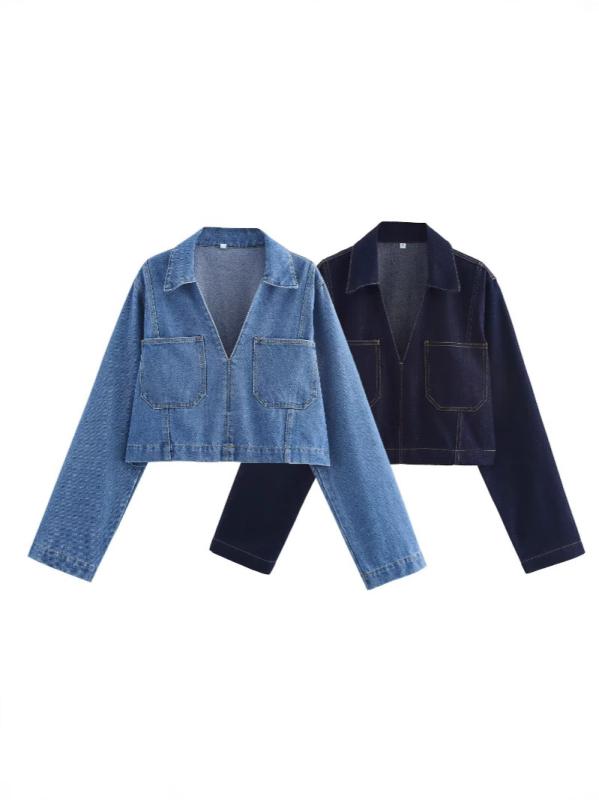 シャツ レディース デニム ショート丈 性 カジュアル トップス ブラウス スタイリッシュ 普段使い