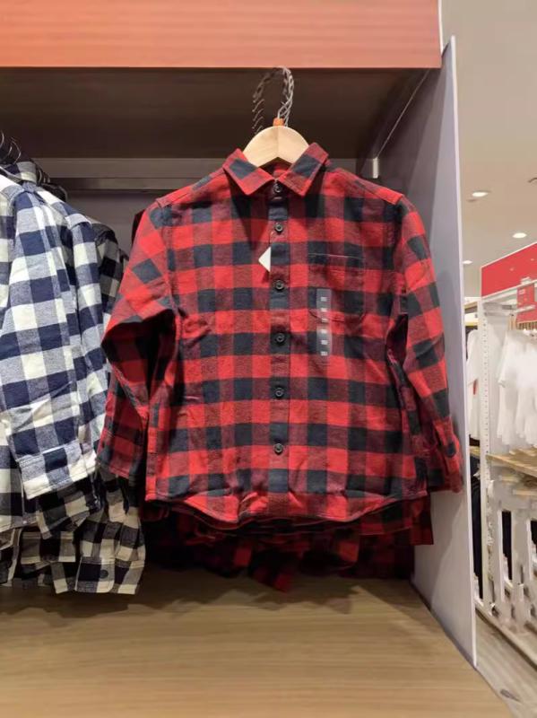 子供服 シャツ 長袖 薄手 アウター 男の子 女の子 フランネル チェック柄 普段着 かわいい