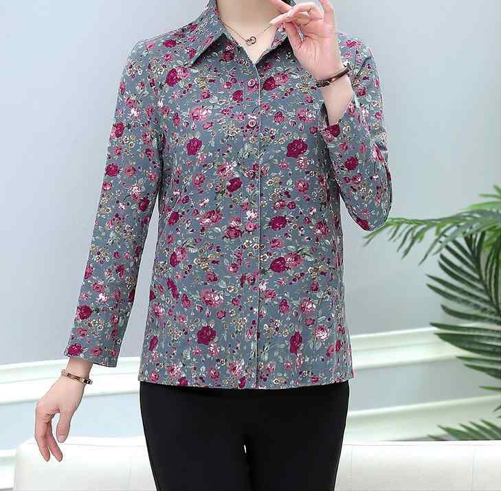 シャツ レディース 大きいサイズ 綿麻 長袖 ミドル丈 ブラウス 普段使い 接触冷感 吸湿速乾2