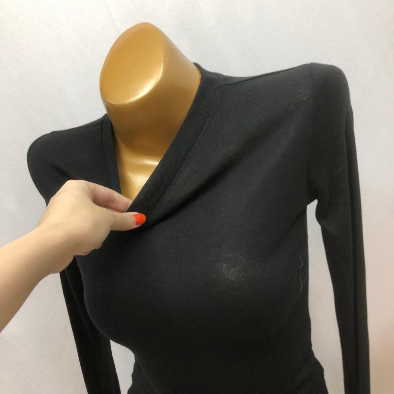 乐天商城 - Tシャツ レディース 女性用 韓国 セクシー 接触冷感 ブラック インナー トップス