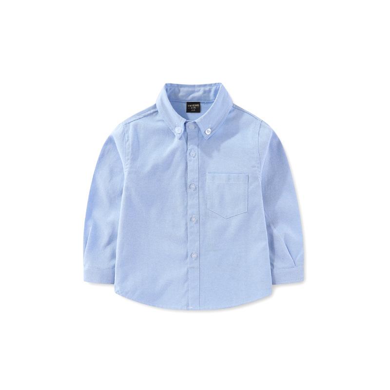 シャツ キッズ 子供 長袖シャツ オックスフォード 白シャツ 女の子 男の子 ティーンズ ジュニア 合わせやすい