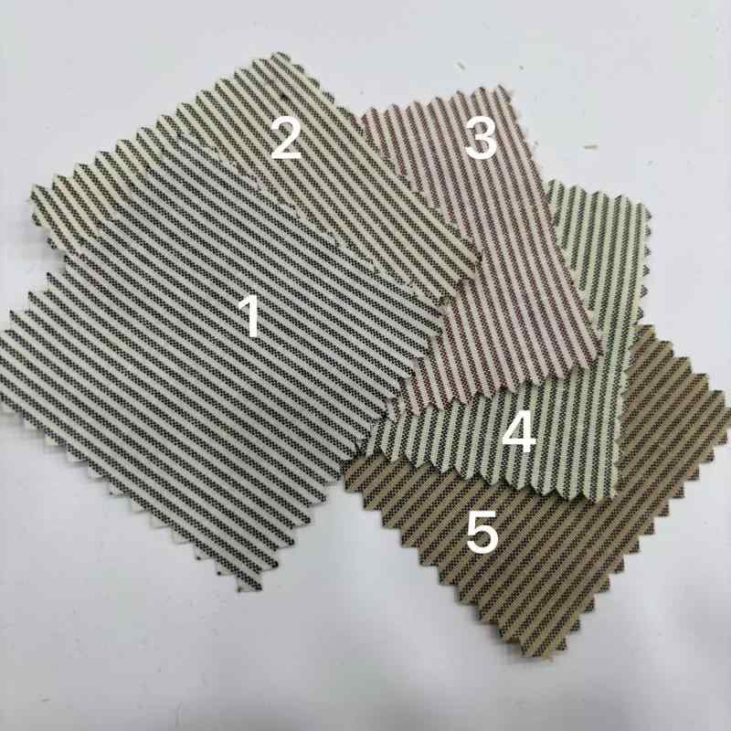 ワンピース レディース 春夏 レトロ風 麻 綿 オックスフォード ストライプ シャツワンピース インナー ..