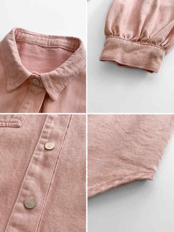 シャツ レディース 長袖 デニム 切り替え シャツ トップス ブラウス ゆったり 体型カバー 紫外線対策 冷房対策