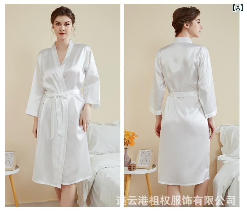 パジャマ レディース 女性用 黒 ブラック 接触冷感 部屋着 寝間着 ルームウェア バスローブ 浴衣 ナイトウェア ガウン 薄手 長め丈 ロング 透け感 セクシー かわいい ホテル 春夏