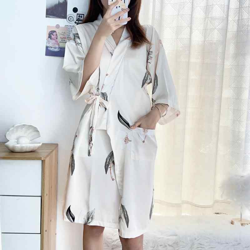 ワンピース レディース 春夏 接触冷感 再生繊維 半袖 ルームウェア 寝巻き 浴衣風 部屋着 かわいい