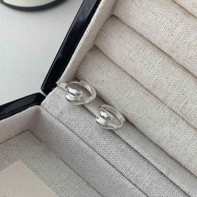 イヤリング レディース シルバー925 不規則 水滴型 ドロップ型 シンプル 小さめ インスタ 豪華感 韓国 シルバーアクセサリー