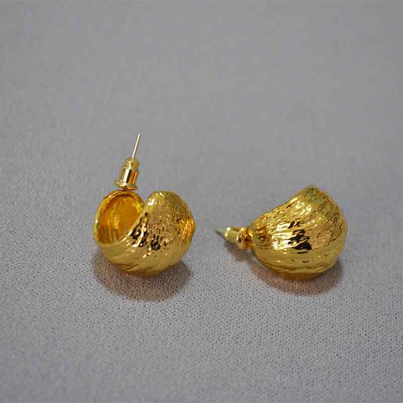 ピアス レディース 大ぶり 個性的 925シルバー アレルギー対応 シルバー ラフ ひねり 接触冷感 韓国 イヤリング イヤーカフ シルバー