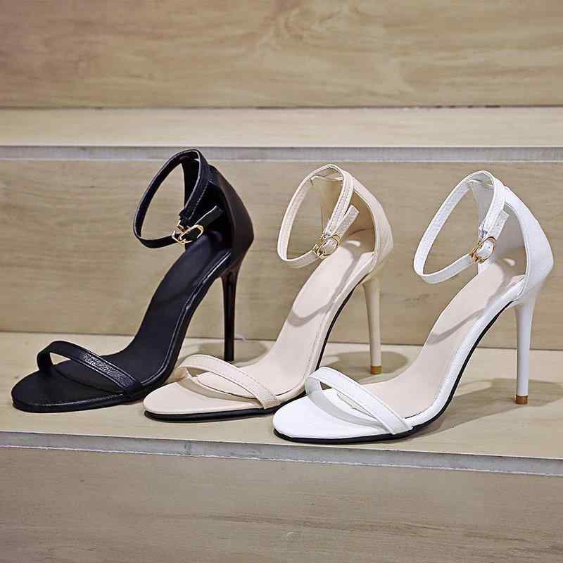 サンダル レディース ハイヒール ストラップ ゴムバンド エレガント風 かわいい おしゃれ