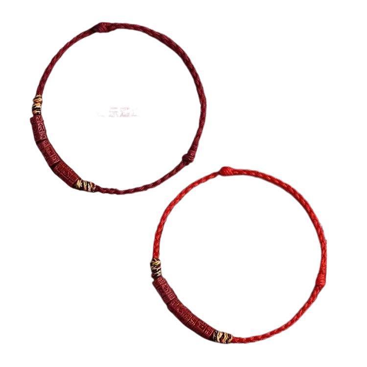 ブレスレット レディース 男性用 石 ターコイズ ラッキーアイテム お守り 手編み