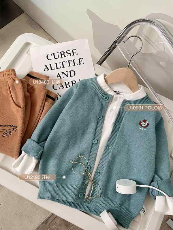 ポロシャツ キッズ 男の子 長袖 Tシャツ シャツ 子供 ベビー トップス インナー 秋服 春服 子供服