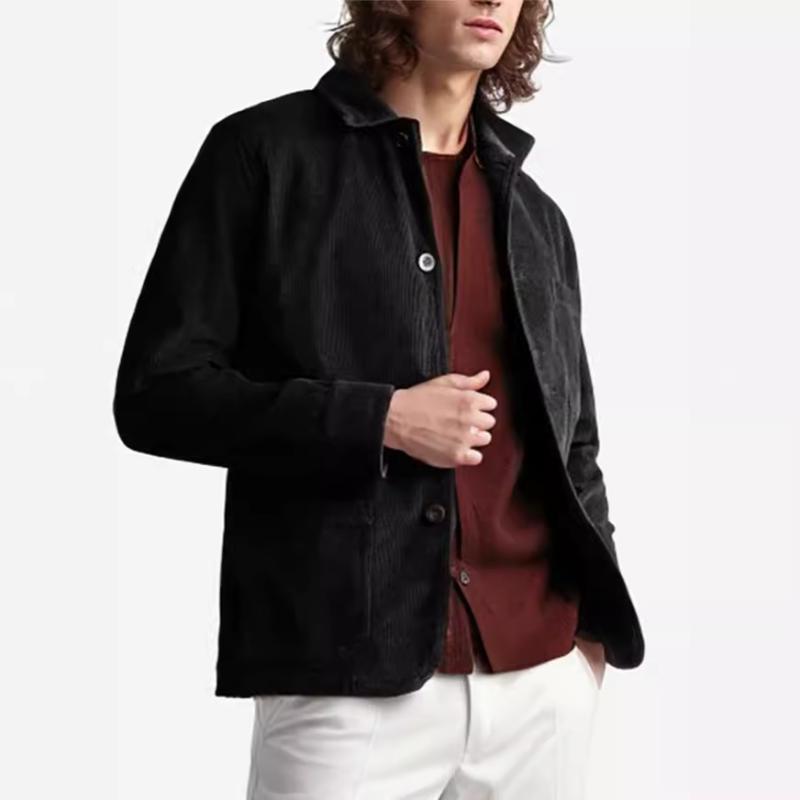 シャツ メンズ 男性用 トップス コーデュロイ カジュアル 普段使い 羽織り ライトアウター スプリングコート