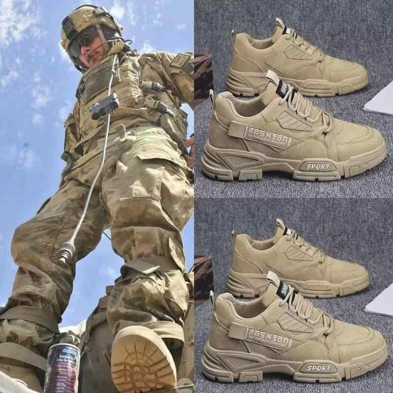 靴 メンズ 男性用 作業靴 運動靴 ワークシューズ 普段使い 滑り止め 履きやすい 丈夫 頑丈 レースアップ ローカット カジュアル