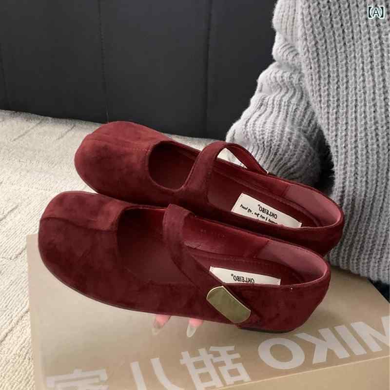 靴 レディース マリージェーンシューズ ローヒール チャンキーヒール ストラップ スクエアトゥ ヒョウ柄 浅履き フラット 疲れない 歩きやすい かわいい レトロ