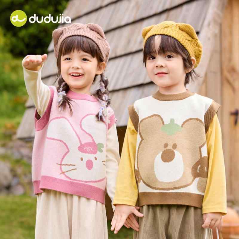 ベビー服 子供用ニットベスト 秋冬 男の子 トップス 女の子 かわいい おしゃれ ベビーベスト