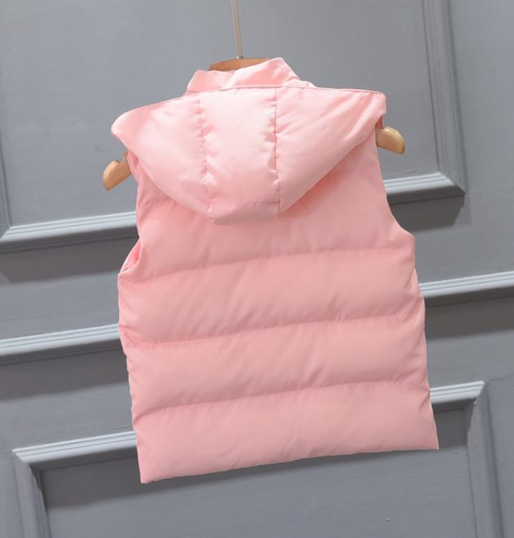 子供服 パンパン ジャケット キッズ 厚手 フード付き ベスト ガールズ ダウン風コットン 男の子 チョッ..