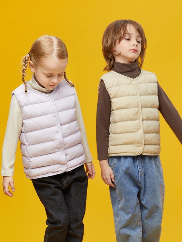 子供服 ダウンベスト 男の子 女の子 ベビー ダウン ベスト 学生 軽量 薄手 ダウン ジャケット インナー2