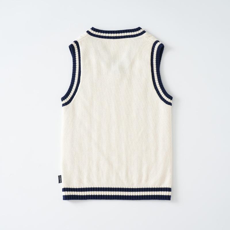 子供服 ベスト 男の子 ニット スクールベスト 女の子 綿 ニットベスト 制服