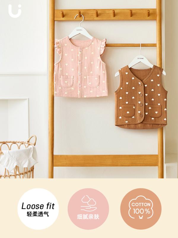 子供服 ベスト 男の子 三層構造 裏起毛 防寒 チョッキ ベビー 女の子 厚手 中綿 あったか スリーパー