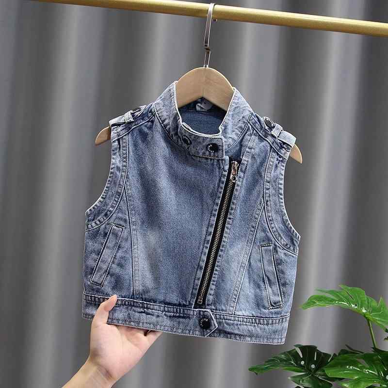 ベビー・キッズ 子供服 男の子 デニムベスト 春秋 韓国 おしゃれ かっこいい チョッキ