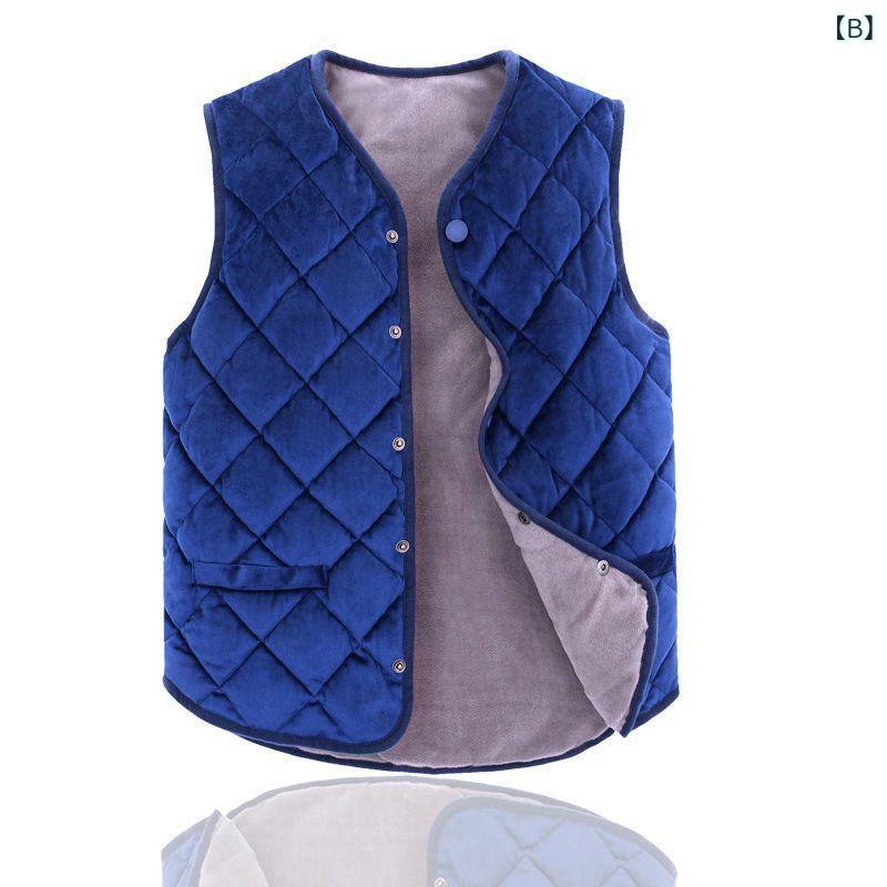 ソファポテトのベスト キッズ 子供服 秋冬 高学年 中綿 ゆったり アウター 防寒着 チョッキ インナー｜アングル3