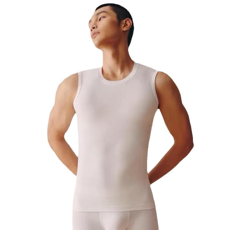 タンクトップ メンズ 男性用 ノースリーブ コットン 綿 運動 スポーツ インナーシャツ アスレチック 筋..
