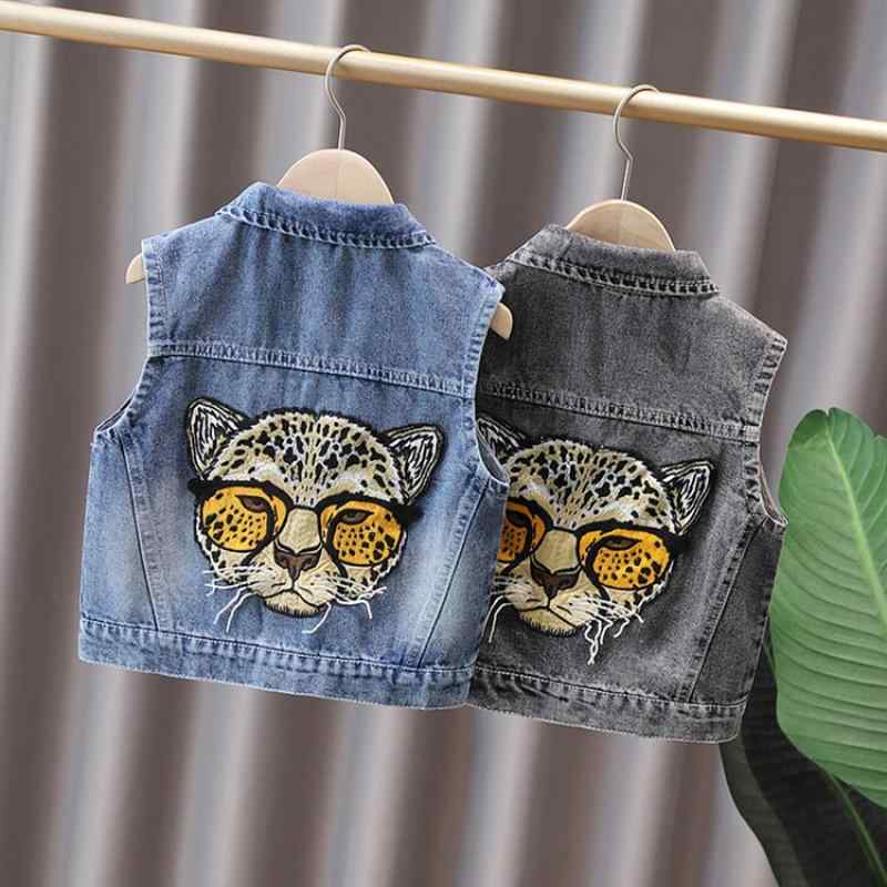 ベスト 子供服 男の子 春秋 デニム ノースリーブ ジャケット キッズ ベビー おしゃれ チョッキ